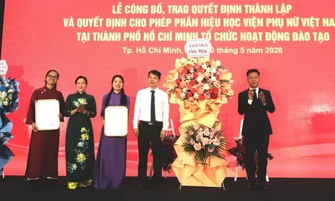 Phân hiệu Học viện Phụ nữ Việt Nam tại TP.HCM chính thức tổ chức hoạt động đào tạo