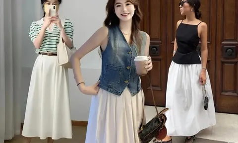 Sở hữu chân váy trắng nhưng không biết phối với gì trong tủ đồ, 5 outfit “cứu nguy” chuẩn xinh, cứ diện là đẹp