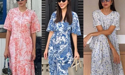 Xuống phố sáng thứ 7 với váy hoa sặc sỡ như Tăng Thanh Hà, mặc sao để trông điệu đà mà không sến
