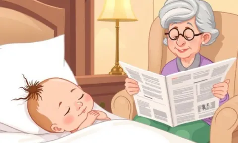 Trong 10 giây, mẹ bỉm kiến thức cao mới nhận ra lỗi sai của bà khi chăm cháu sơ sinh ở bức hình