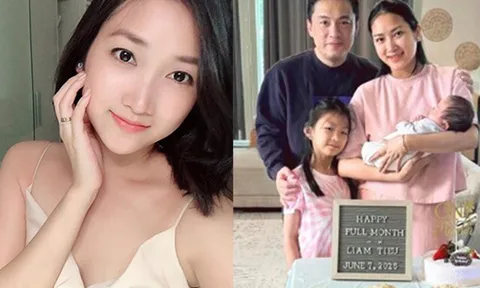 Vợ kém 17 tuổi của Lam Trường sinh con lần 2, hút sữa đến gầy rộc người, chồng phải mua thêm tủ lạnh trữ sữa