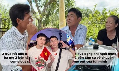 Hai chàng trai yêu nhau 6 năm, video gia đình gặp mặt 'gây bão' mạng xã hội