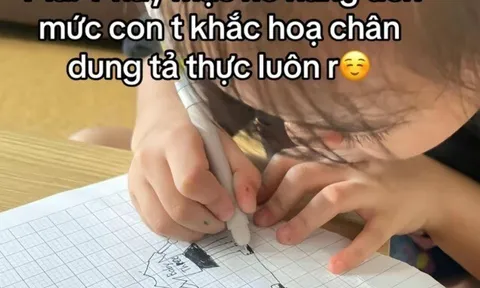 Mẹ hay mặc hở ở nhà, con gái vẽ mẹ thật đến từng chi tiết khiến dân tình cười nghiêng ngả