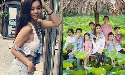 Nữ người mẫu mang họ Lò độc lạ nhất Việt Nam, đơn thân nuôi 7 đứa con, đặt tên các bé rất nổi bật