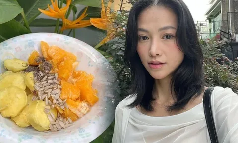 Hoa hậu Phương Khánh 30 tuổi vẫn trẻ đẹp như gái 20 nhờ bữa sáng "không thịt", ưu ái đúng 4 nguyên liệu này