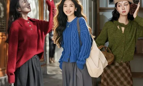 Không phải đen trắng hay xám, đây là 5 màu áo len đẹp nên sắm mùa Thu Đông, vừa trẻ trung lại không kén da
