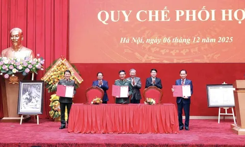 Bộ Quốc phòng, Bộ Công an và Bộ Ngoại giao ký Quy chế phối hợp