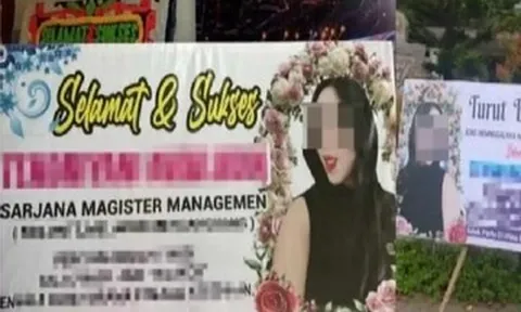 Người vợ đặt tấm biển 'tiểu tam' tại lễ tốt nghiệp gây xôn xao mạng xã hội