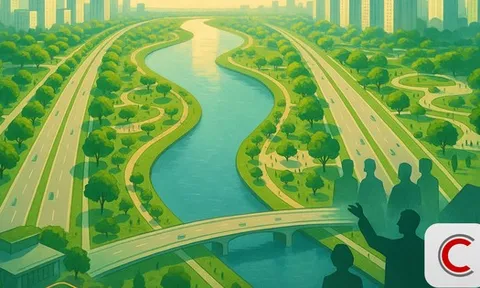 Những con số ấn tượng của siêu dự án Trục đại lộ cảnh quan Sông Hồng