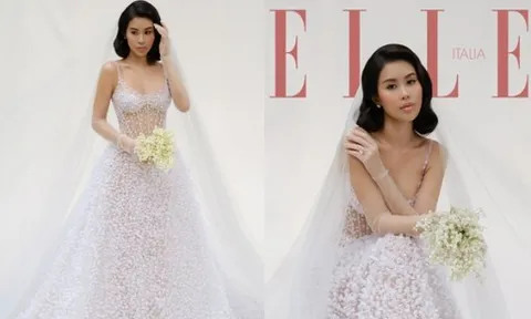 Bí mật đằng sau chiếc váy cưới cùng Tiên Nguyễn lên bìa tạp chí quốc tế