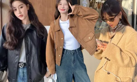 6 màu áo khoác xứng đáng mua lại nhiều lần, tôn da trắng sáng, phối với quần hay váy đều đẹp miễn chê