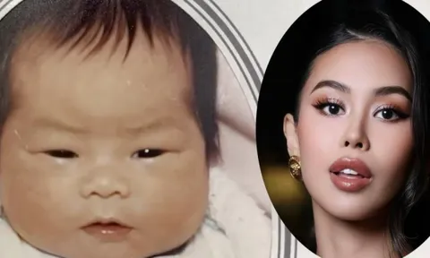 Ấu thơ ngộ nghĩnh của 'công chúa hàng hiệu' Tiên Nguyễn