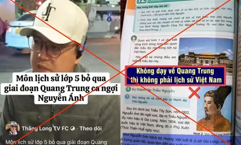 Đề nghị xử lý nghiêm hành vi xuyên tạc nội dung sách giáo khoa