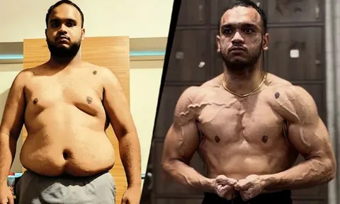 Nam thanh niên nặng 127 kg "lột xác" ngoạn mục nhờ phương pháp "lạ"