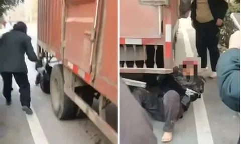 Ông lão 70 tuổi bị cuốn vào gầm xe, hành động của tài xế phía sau được ca ngợi