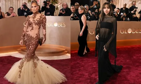 Jennifer Lopez, Lisa tỏa sáng trên thảm đỏ Quả cầu vàng 2026