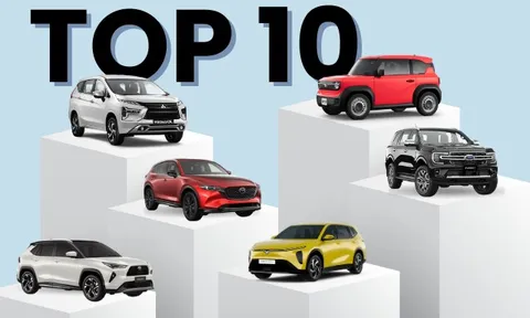 Top 10 ô tô bán chạy nhất năm 2025: VinFast thống trị tuyệt đối, chỉ duy nhất một mẫu sedan lọt top