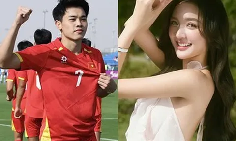 Á hậu xinh như búp bê được fan 'đẩy thuyền' yêu cầu thủ Đình Bắc là ai?