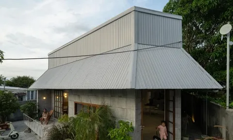 Ngôi nhà 80m2 có thiết kế đội nón thú vị