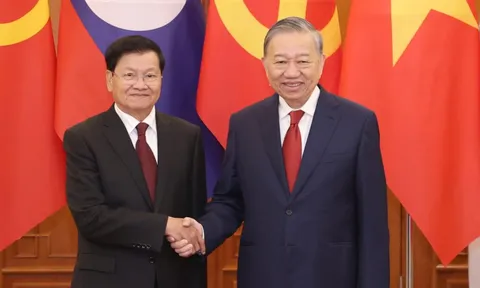 Tổng Bí thư Tô Lâm hội đàm với Tổng Bí thư, Chủ tịch nước Lào Thongloun Sisoulith