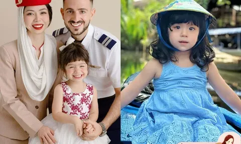 Phải lòng chàng phi công ngoại quốc, hotgirl TVHK Hưng Yên đẻ con gái cực phẩm, tấm tắc nuôi con ở Dubai sướng