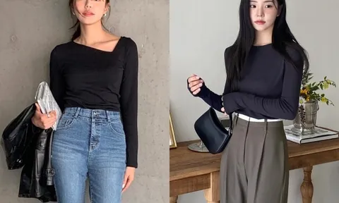 Trời chuyển lạnh là lúc áo thun dài tay "lên ngôi", 5 công thức vừa ấm áp lại trẻ trung mà chị em nên thử 