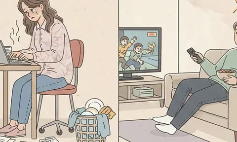 Mẹ kiệt sức vì bố vẫn về nhà ăn bám sau ly hôn