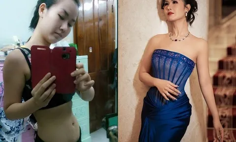 Không tin nổi Võ Hạ Trâm một thời "hốc hác", "tiều tụy" vì ép cân, nay có vóc dáng đáng kinh ngạc sau 2 lần sinh