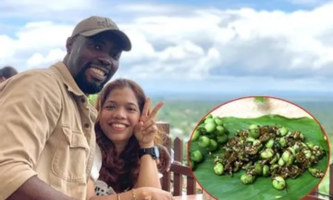 Chàng rể châu Phi yêu Tết Việt, mê 1 món trong mâm cơm Tết của người Ê Đê