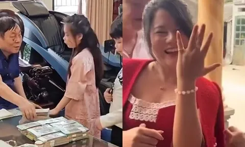 3 màn lì xì trẻ con khoe gia thế hot nhất Tết 2026: Bà ngoại tặng mỗi cháu 1 chỉ vàng, ông nội phát tiền thành cọc...