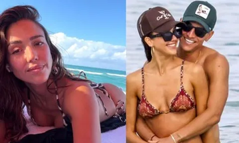 Diễn viên 'Thiên thần bóng tối' khoe dáng quyến rũ tuổi 45 bên bạn trai kém 11 tuổi