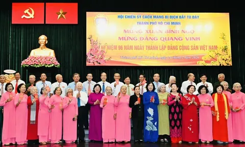 Hội Chiến sĩ cách mạng bị địch bắt tù đày TPHCM họp mặt mừng Xuân, mừng Đảng