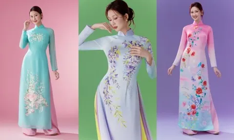 Hoa hậu Quế Anh diện áo dài hóa 'nàng thơ mùa xuân'