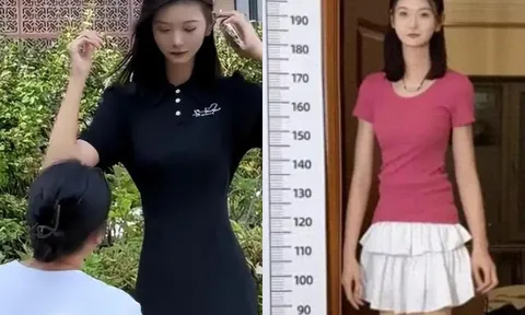 Bố mẹ chiều cao bình thường nhưng sinh con gái cao 2,2m, rất xinh đẹp, cứ ra đường là gia đình lo lắng