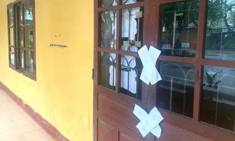 Niêm phong 7 phòng học, gần 250 học sinh ở Huế phải học nhờ