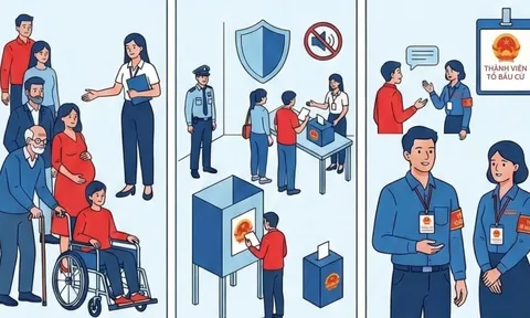 Những điều cử tri cần lưu ý khi vào phòng bỏ phiếu