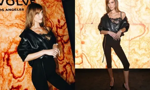 Bella Hadid trở thành tâm điểm chú ý khi diện chiếc quần gây tranh cãi