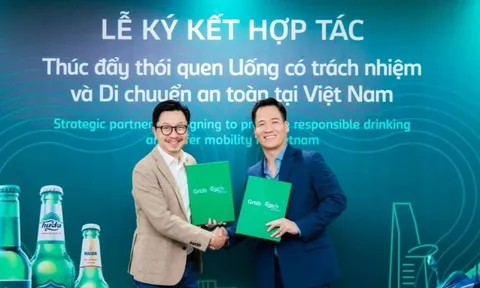 Carlsberg Việt Nam hợp tác Grab thúc đẩy uống có trách nhiệm