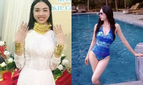 Người đẹp miền Tây được chồng Tiến sĩ chèo xuồng đem 13 cây vàng hỏi cưới, giờ làm mẹ vừa đẹp vừa sang