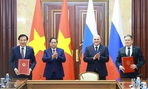 Bước tiến quan trọng trong hợp tác Việt Nam - Nga