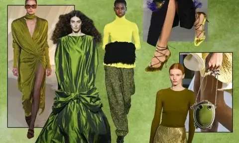 Màu xanh 'xấu lạ' lên ngôi, gây tranh cãi xu hướng thời trang 2026