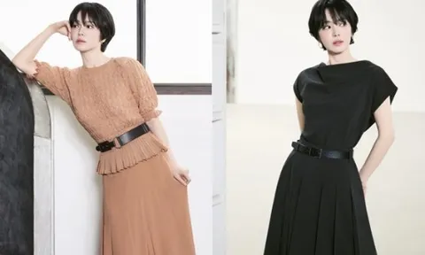 Phong cách công sở mùa hè thanh lịch, tối giản của Song Hye Kyo