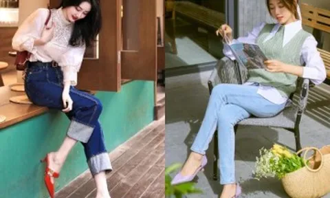 Ai nói quần jeans và giày cao gót lỗi mốt chắc chưa thử 6 combo hack dáng, giúp nổi bật trong mọi set đồ