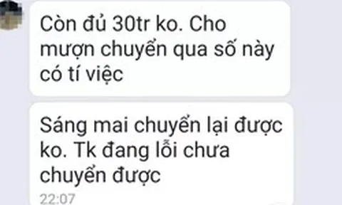 Điều tra vụ lãnh đạo sở tại Cà Mau bị kẻ xấu hack Zalo nhắn tin mượn tiền