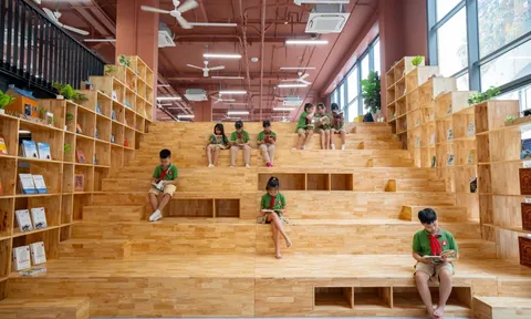 Tiết đọc sách khác lạ trong thư viện đẹp tựa những thước phim