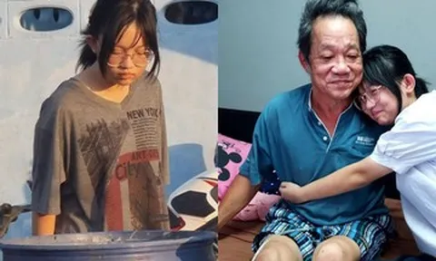 Nữ sinh 15 tuổi nhặt ve chai, chăm cha ốm liệt giường gây xúc động