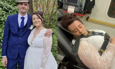 Cô dâu say 'bất tỉnh nhân sự' trong đám cưới, chú rể vội gọi xe cấp cứu