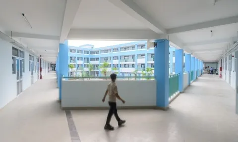 Bên trong trường học trên khu đất từng là nghĩa trang lớn nhất TP.HCM