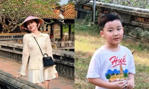 Hoà Minzy khoe loạt ảnh đưa bé Bo đi du lịch cùng Đại uý Văn Cương, bức hình cuối khiến dân mạng liên tục bình luận