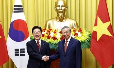 Tổng Bí thư, Chủ tịch nước Tô Lâm hội đàm 
với Tổng thống Hàn Quốc